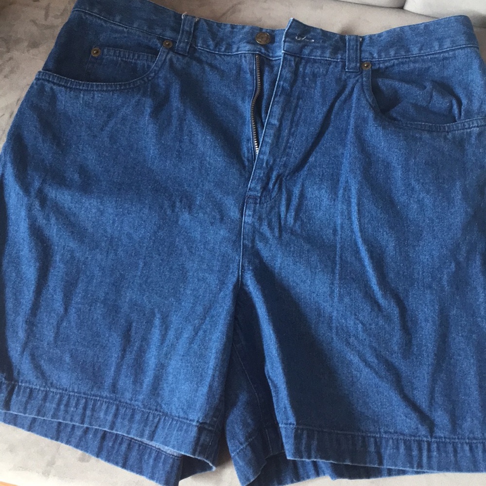 Talbots blue cotton shorts
